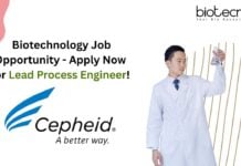 Biotechnology Job Opportunity - Apply Now for Lead Process Engineer!