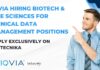 IQVIA CDM Jobs Kolkata Kochi - Apply Online