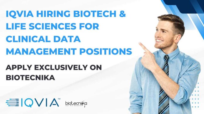 IQVIA CDM Jobs Kolkata Kochi - Apply Online