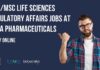 Life Sciences Regulatory Affairs Job