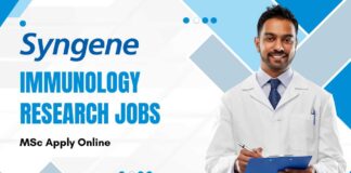 Syngene Immunology Research Vacancies