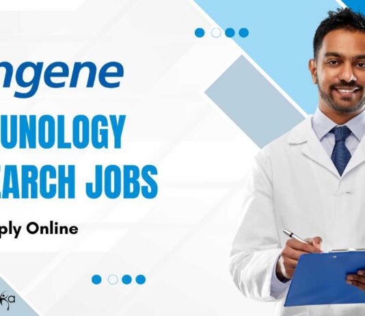 Syngene Immunology Research Vacancies