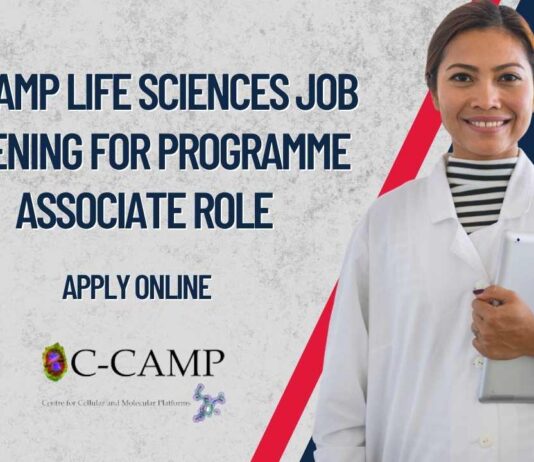 C-CAMP Life Sciences Job Opening