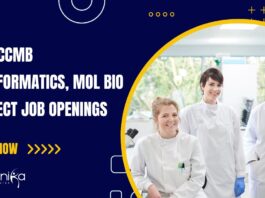 CSIR-CCMB Mol Bio Project Job Openings