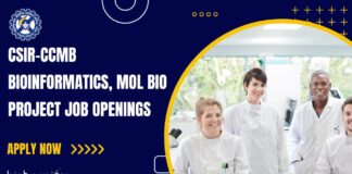 CSIR-CCMB Mol Bio Project Job Openings