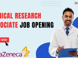 CRA Job at AstraZeneca, Apply Now! New