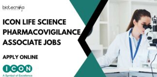 Life Science Pharmacovigilance Associate Jobs