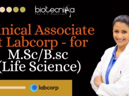 Clinical Associate at Labcorp