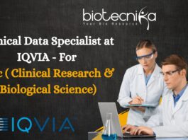 Clinical Data Specialist at IQVIA
