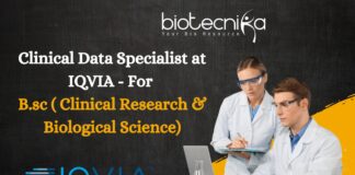 Clinical Data Specialist at IQVIA