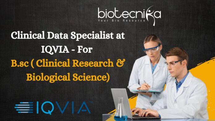 Clinical Data Specialist at IQVIA