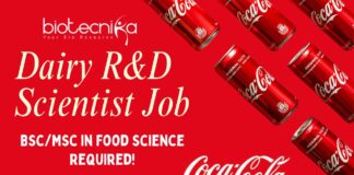 Coca-Cola Dairy R&D Scientist Job – Apply Now in Gurugram