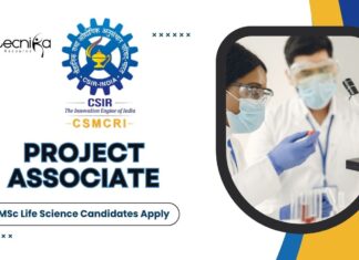 Research Careers at CSIR-CSMCRI | MSc Life Science Candidates Apply