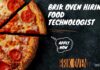 Food Technologist Jobs Bengaluru - Brik Oven Hiring