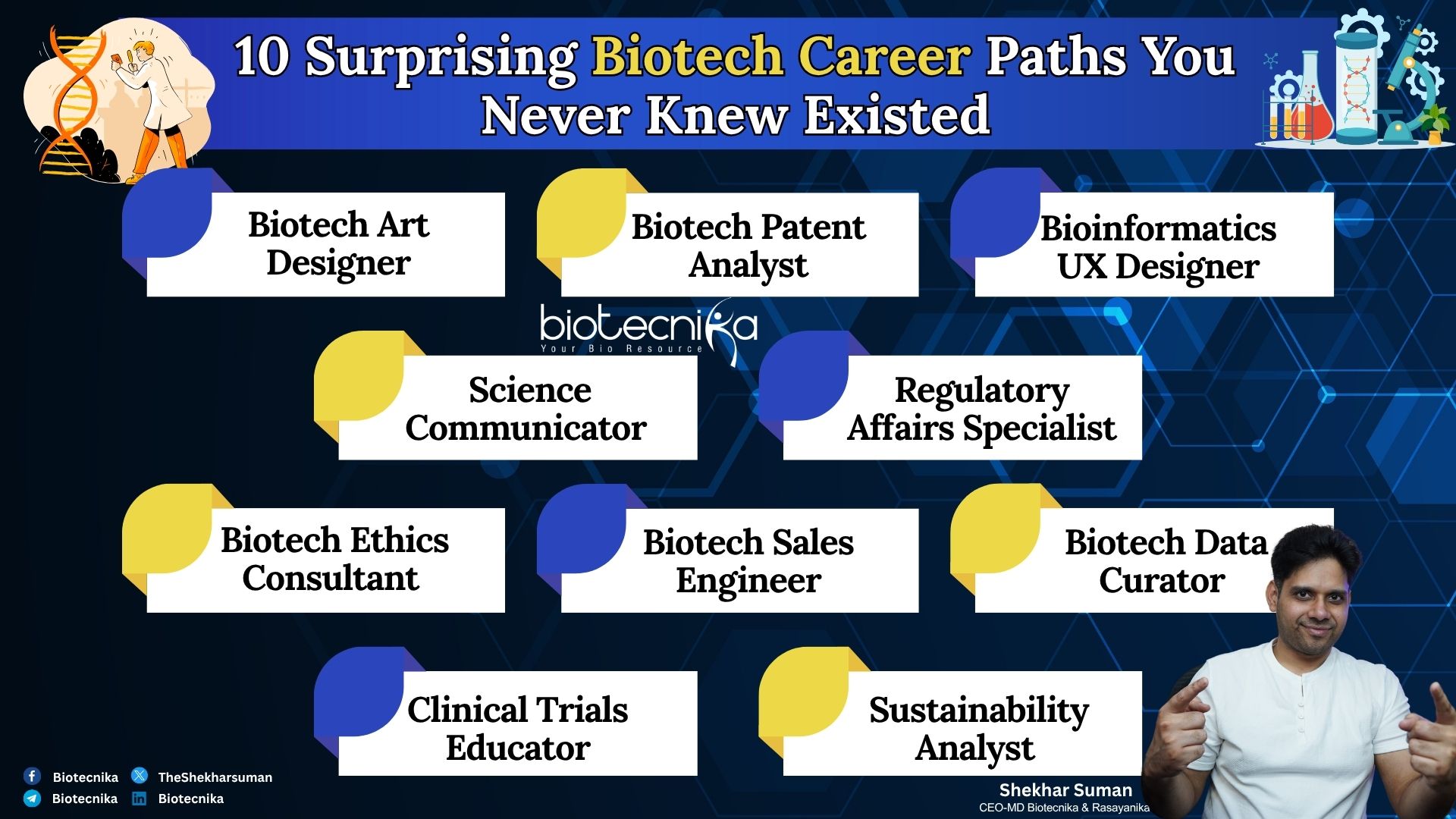 10 Surprising Biotech Career Paths You Never Knew Existed