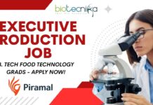 Executive Production Piramal Job in Mahad Apply Today