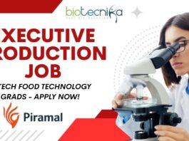 Executive Production Piramal Job in Mahad Apply Today
