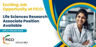FICCI Life Sciences Research Associate Position
