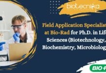 Field Application Specialist I at Bio-Rad