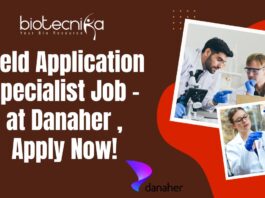 Field Application Specialist Job - at Danaher