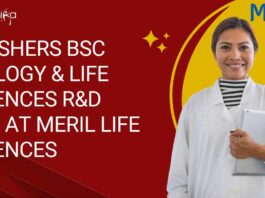 R&D Officer for Freshers - at Meril, Apply Now!