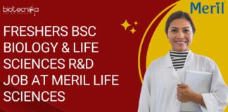 R&D Officer for Freshers - at Meril, Apply Now!