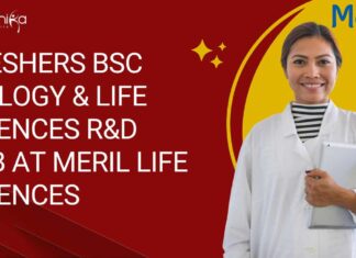 R&D Officer for Freshers - at Meril, Apply Now!