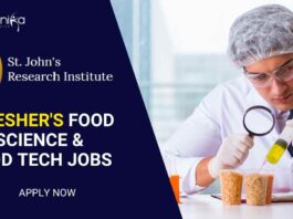 Fresher's Food Science / Food Tech Jobs at SJRI
