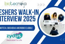 Freshers Zydus Biologics Walk-in Interview 2025