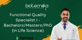 Functional Quality Specialist I