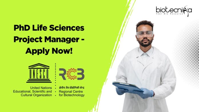 PhD Life Sciences Project Manager - Apply Now!