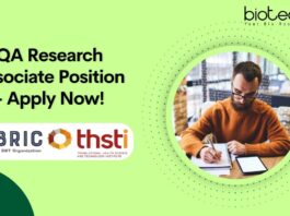 QA Research Associate Position - Apply Now!