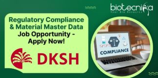 Regulatory Compliance & Material Master Data Job Opportunity - Apply Now!