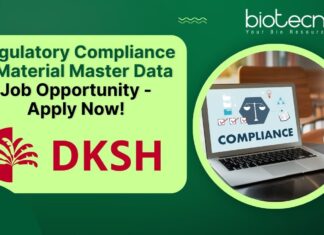 Regulatory Compliance & Material Master Data Job Opportunity - Apply Now!