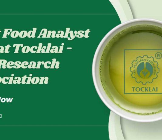 Govt Food Analyst Job at Tocklai - Tea Research Association