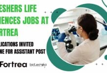Freshers Life Sciences Jobs Bangalore