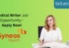 Medical Writer Job Opportunity - Apply Now!
