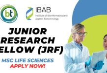 IBAB JRF Recruitment 2025 – MSc Life Sciences Apply Now!