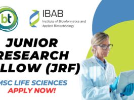 IBAB JRF Recruitment 2025 – MSc Life Sciences Apply Now!