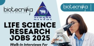 ICAR-NIVEDI Bengaluru Life Science Research Positions – June 2025 Walk-In Interviews