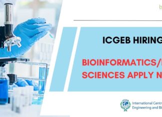 ICGEB Bioinformatics Project Jobs For PhD, Apply Now