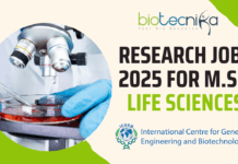 Apply Now for Scientist and Fellow Roles at ICGEB New Delhi (M.Sc. Life Sciences Eligible) ICGEB Research Jobs 2025 for M.Sc. Life Sciences - Apply Now!