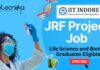 IIT Indore JRF Project Job – Apply by June 7, 2025
