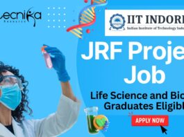IIT Indore JRF Project Job – Apply by June 7, 2025