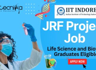 IIT Indore JRF Project Job – Apply by June 7, 2025