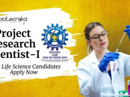 IMTECH Project Research Scientist-I Position | MSc Life Science Candidates Apply Now