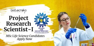 IMTECH Project Research Scientist-I Position | MSc Life Science Candidates Apply Now
