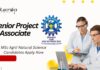 IMTECH Senior Project Associate Job | MSc Agri/ Natural Science Candidates Apply Now