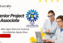 IMTECH Senior Project Associate Job | MSc Agri/ Natural Science Candidates Apply Now