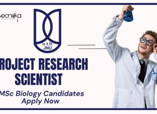 JNU Project Vacancy at Nanoscience Centre | MSc Biology Candidates Apply Now